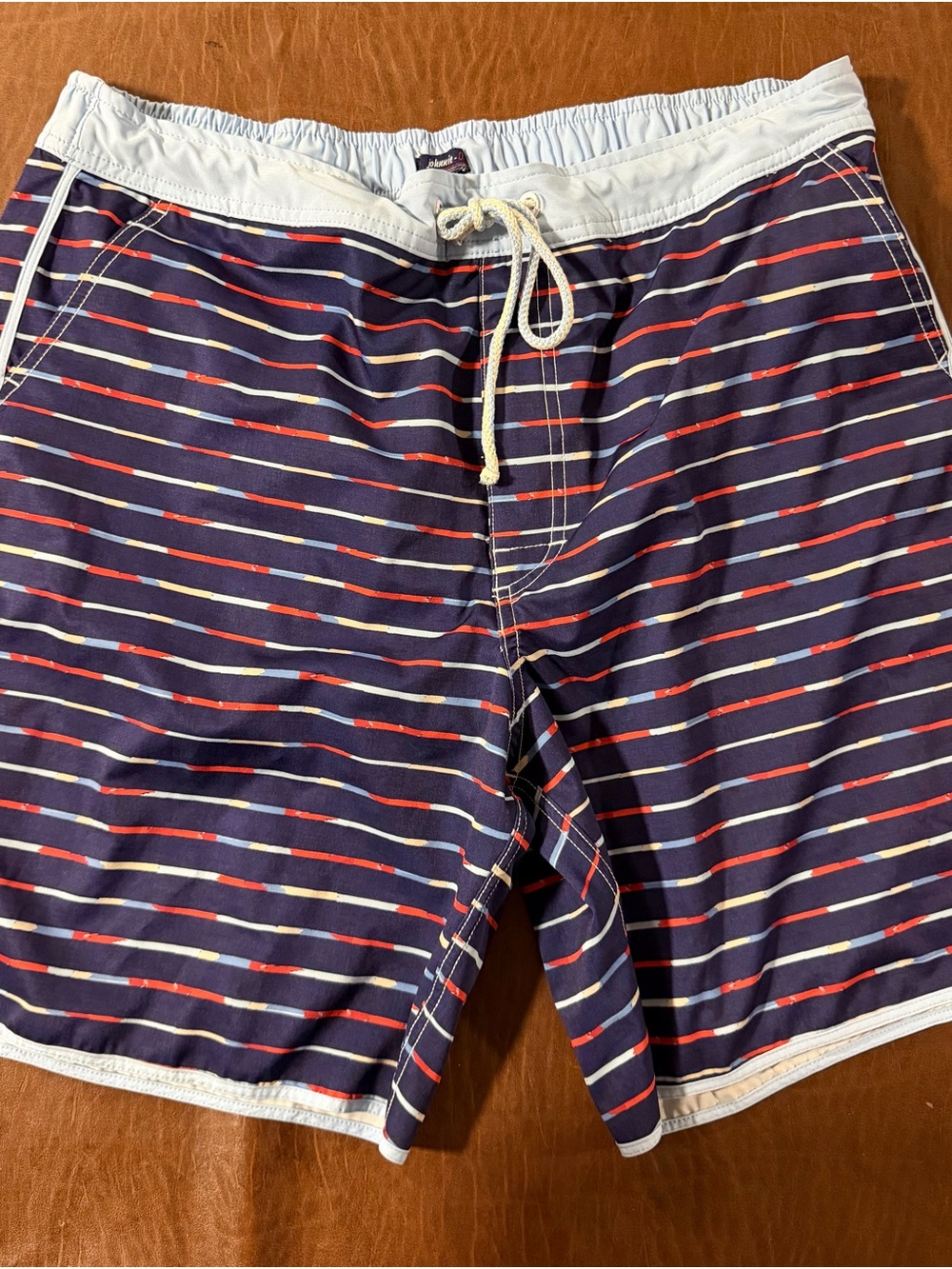 Johnnie-o Men's Striped Swim Trunks xl